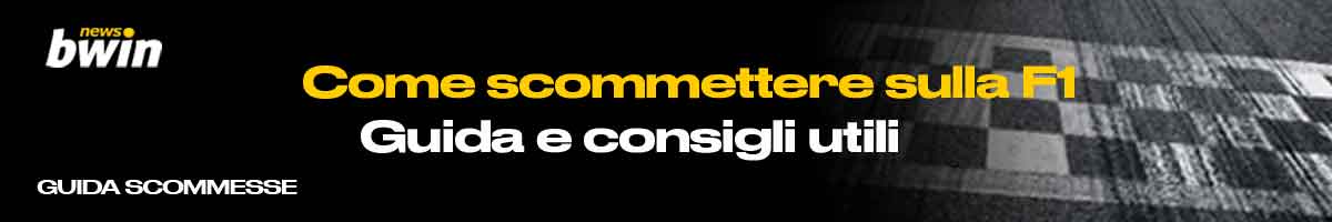 Come scommettere sulla F1