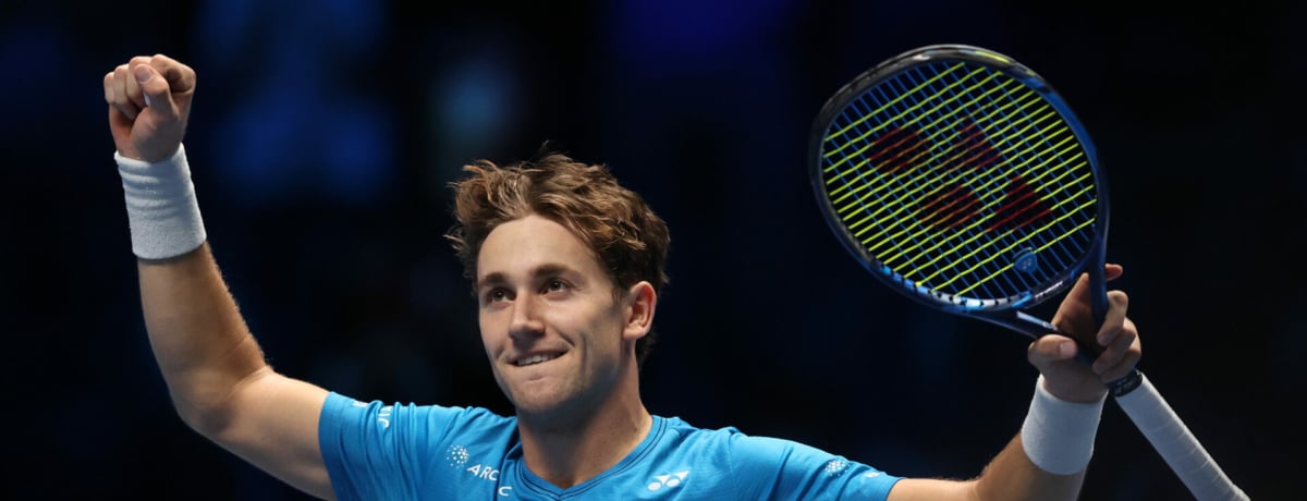 Casper Ruud vs Rublev ATP FINALS 2021