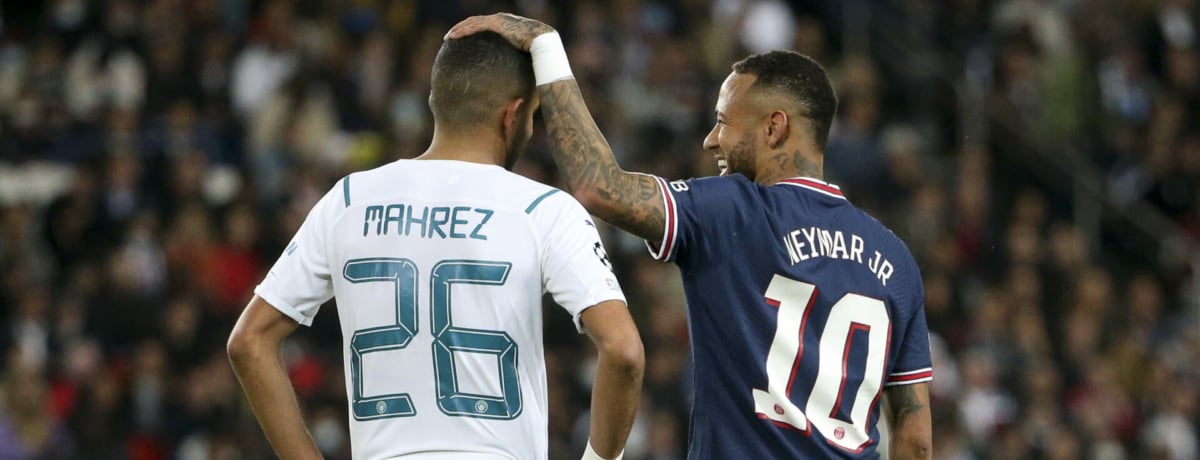 Mahrez vs Neymar, City-PSG