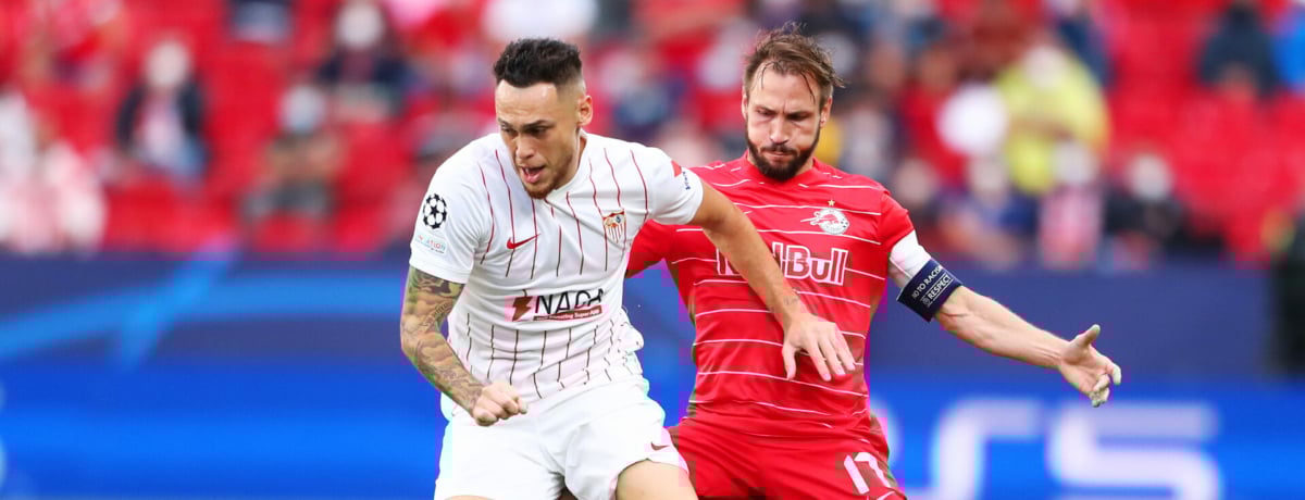 Red Bull Salisburgo-Siviglia, Champions League 2021-22, Ocampos e Ulmer