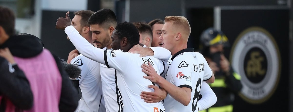 Spezia-Lecce Coppa Italia 2021-2022 sedicesimi di finale