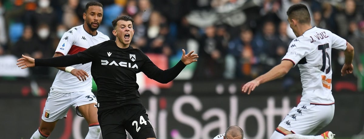 Genoa-Udinese: Grifone allo sbando e senza allenatore, friulani cercano il colpo esterno