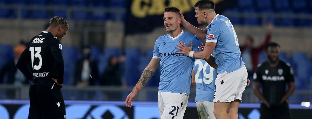 Lazio-Udinese coppa italia 2021-2022 ottavi di finale