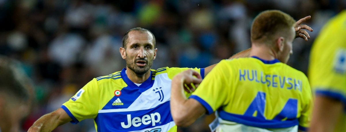 Juventus-Udinese, Chiellini e Kulusevski
