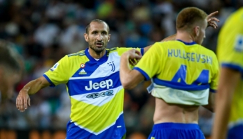 Juventus-Udinese, Chiellini e Kulusevski