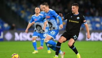 Lazio-Napoli, 27a giornata Serie A 2021-22, Piotr Zielinski e Sergej Milinkovic-Savic