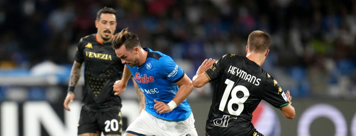 Venezia-Napoli, 24a giornata Serie A 2021-22, Fabian Ruiz e Daan Heymans