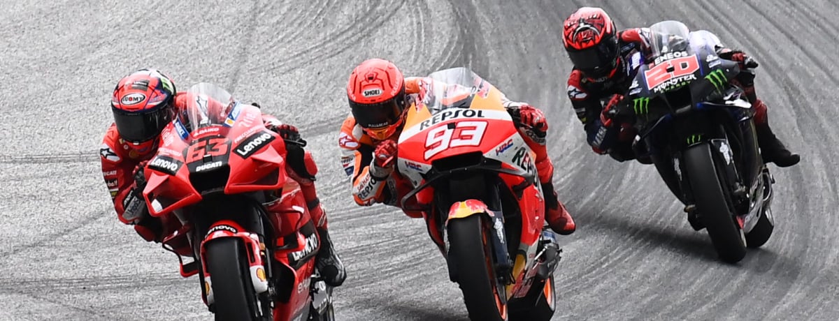 Marquez, Bagnaia, Quartararo