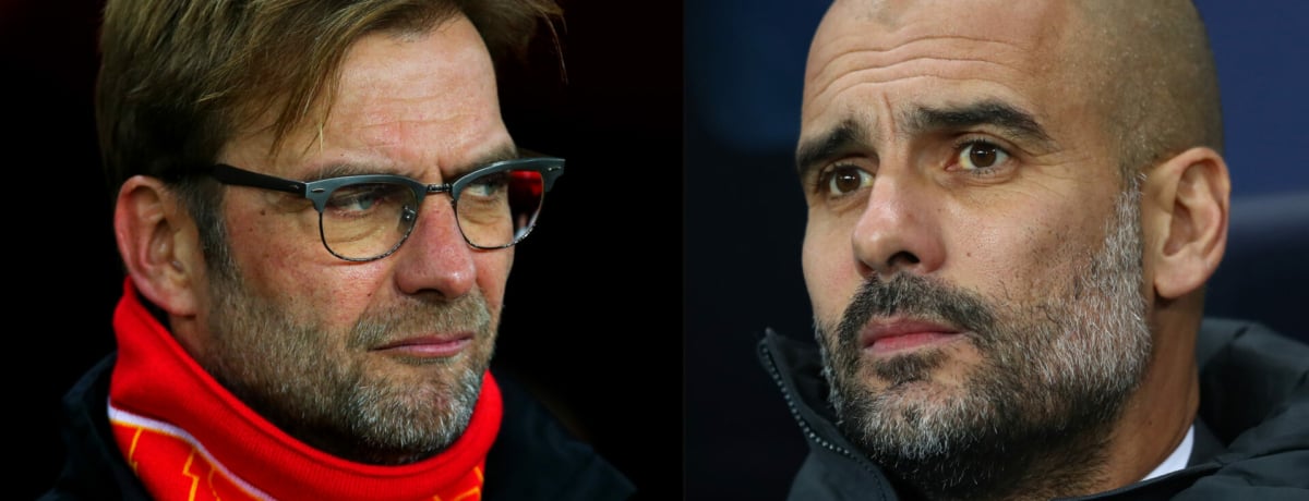 Jurgen Klopp e Pep Guardiola