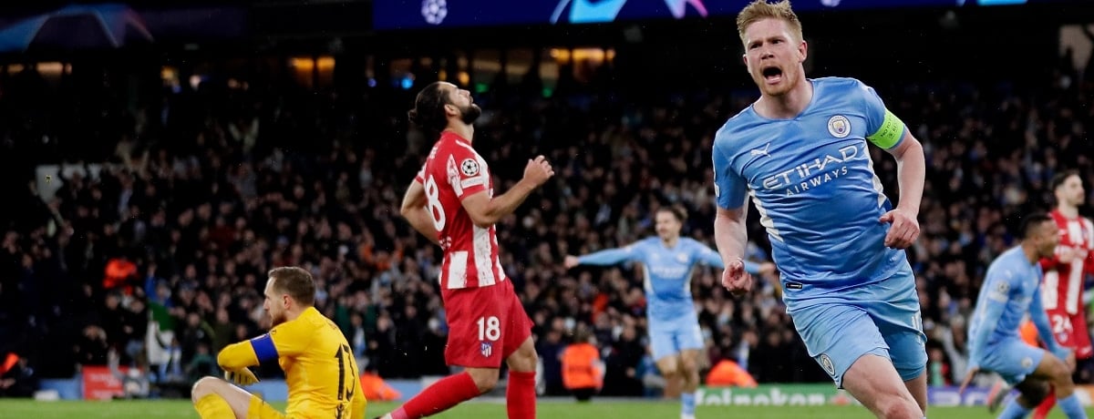 Atletico Madrid-Manchester City Champions quarti di finale ritorno