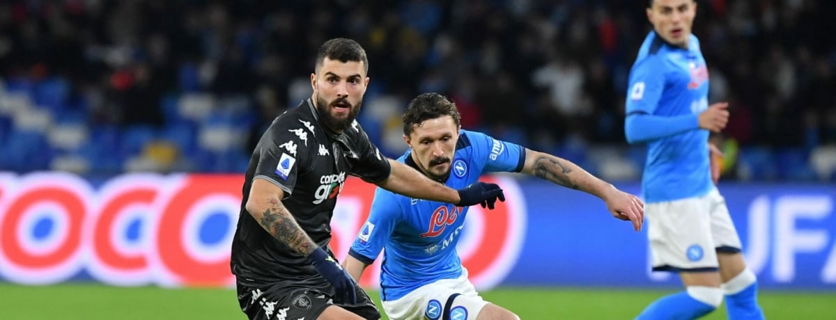 Empoli-Napoli, 34a giornata Serie A 2021-22, Patrick Cutrone e Mario Rui