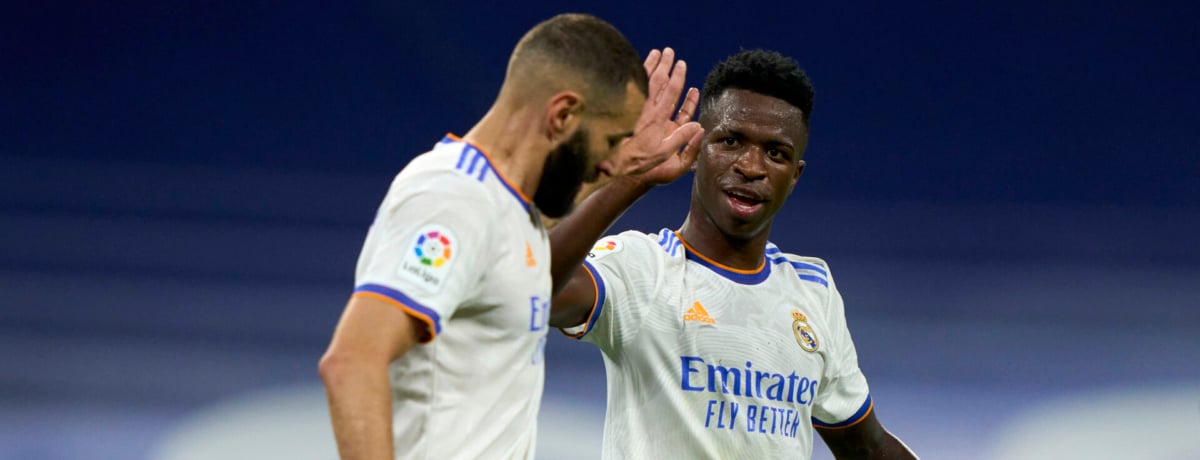 Real Madrid-Manchester City semifinale ritorno Champions League 2021-22 Benzema Vinicius Junior