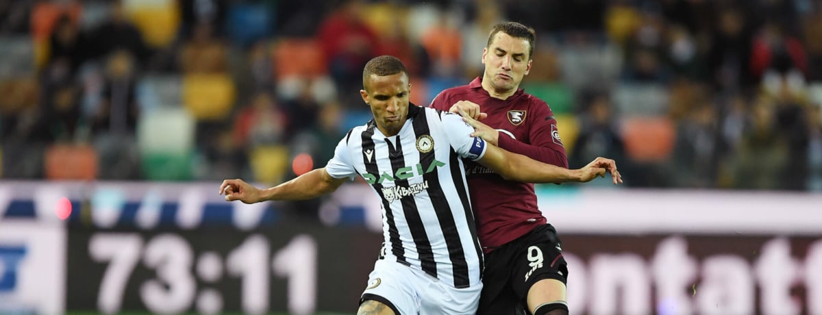Salernitana-Udinese, 38a giornata Serie A 2021-22, Federico Bonazzoli e Rodrigo Becao