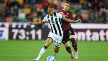 Salernitana-Udinese, 38a giornata Serie A 2021-22, Federico Bonazzoli e Rodrigo Becao
