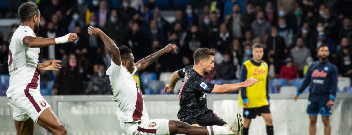 Torino-Napoli, 36a giornata Serie A 2021-22, Wilfired Singo e Dries Mertens