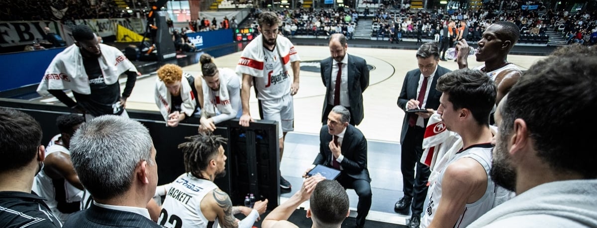 Virtus Bologna-Derthona playoff basket serie A 2022