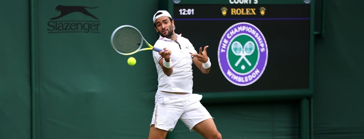 Pronostici Wimbledon 28 giugno 2022 con Berrettini e Sonego