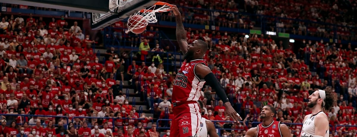 Virtus Bologna-Olimpia MIlano gara-5 finali LBA 2022