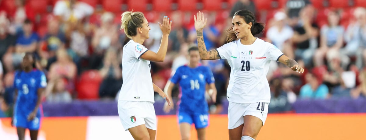 Europei calcio femminile 2022, Italia-Islanda