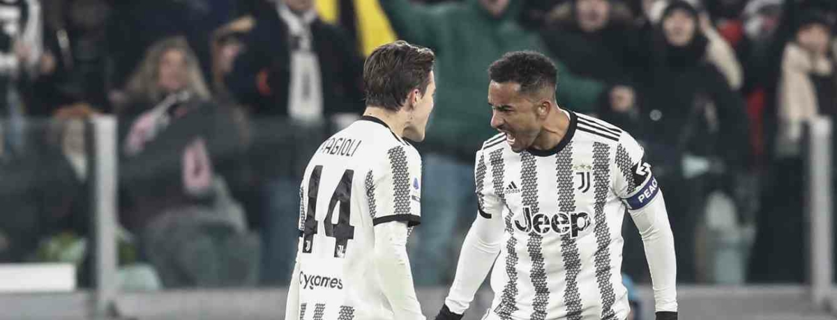 immagine con la Juventus in campo
