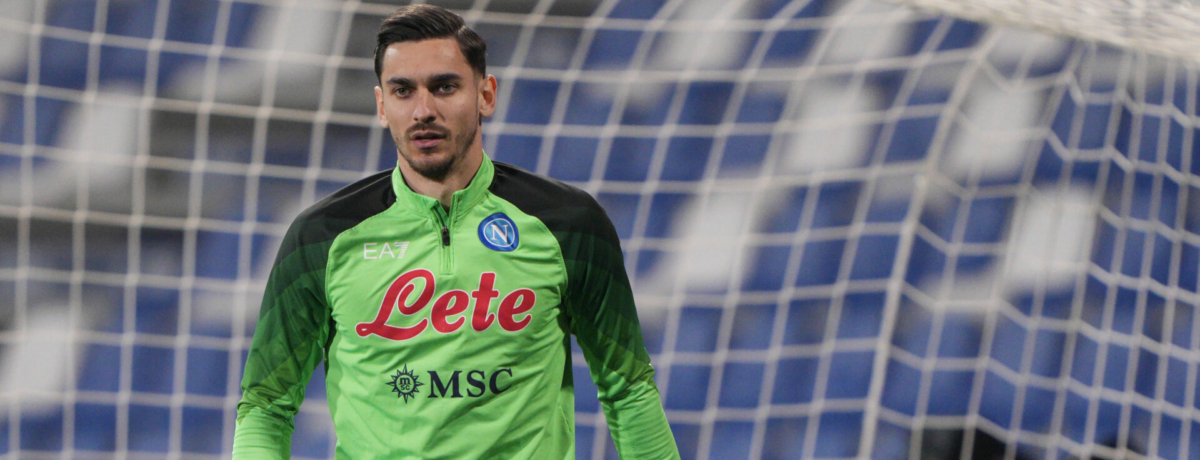 immagine con il portiere del Napoli di bwin news