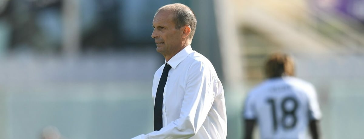 immagine con Allegri in campo - bwin news