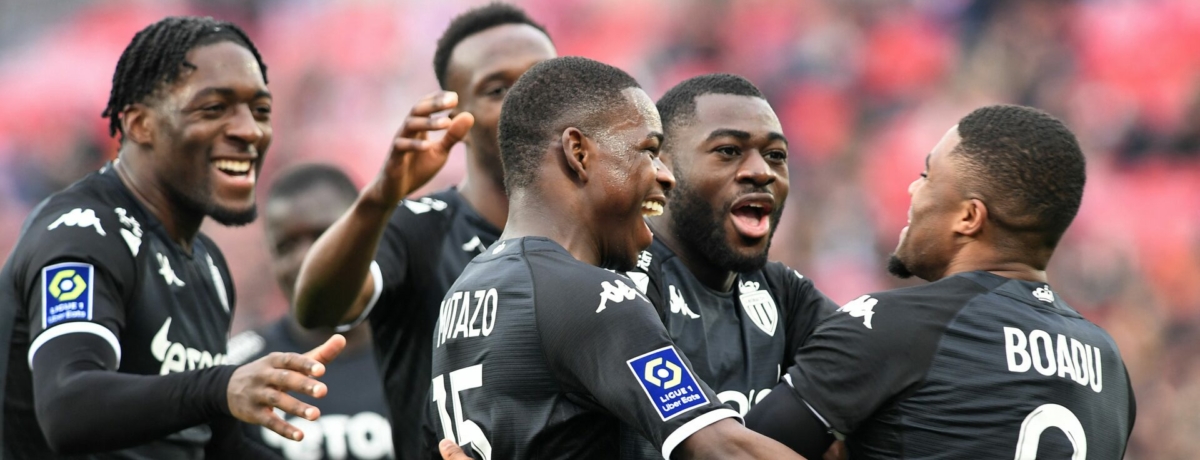 il Monaco durante un'esultanza