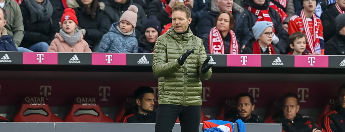 immagine con Julian Nagelsmann in campo - bwin news