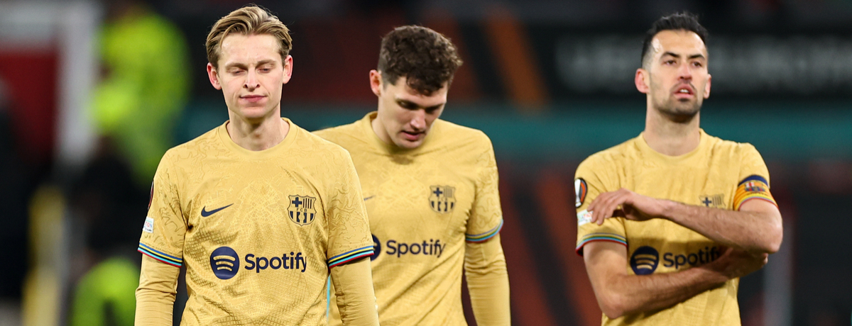 giocatori del barcellona in campo