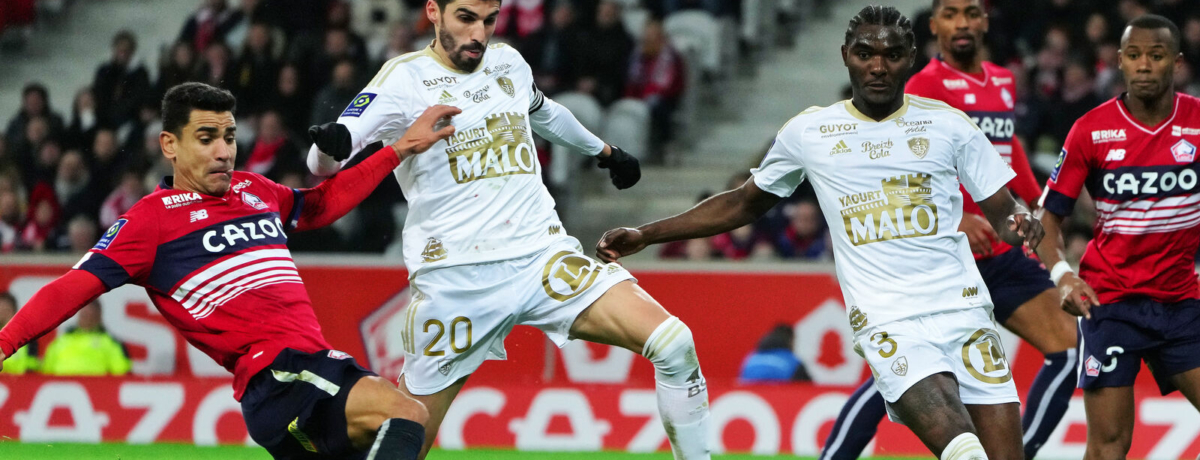 giocatori del lille in campo