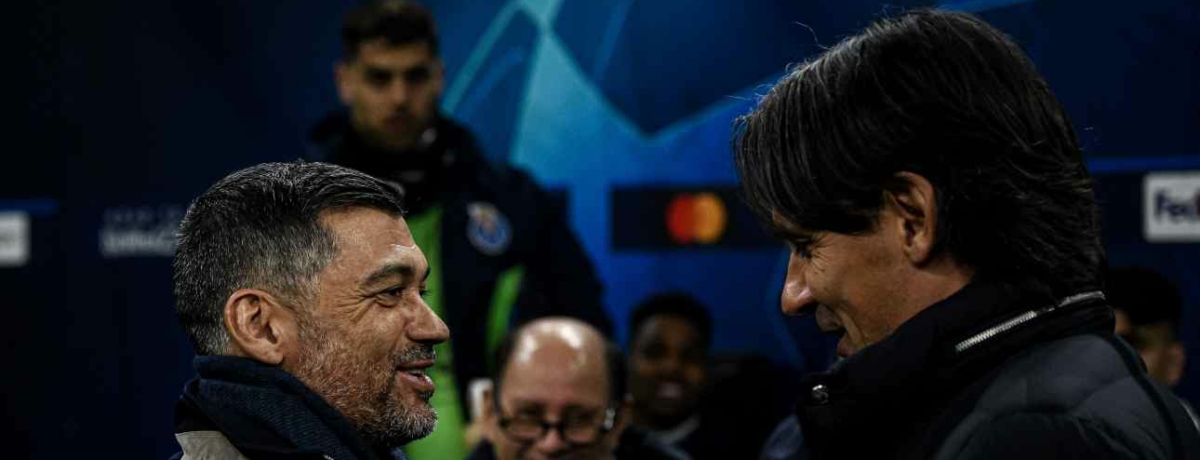 I due tecnici prima di Inter-Porto