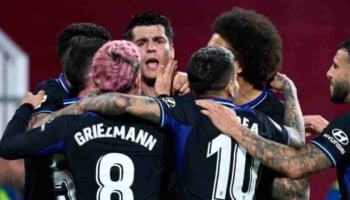 Atletico Madrid che esulta