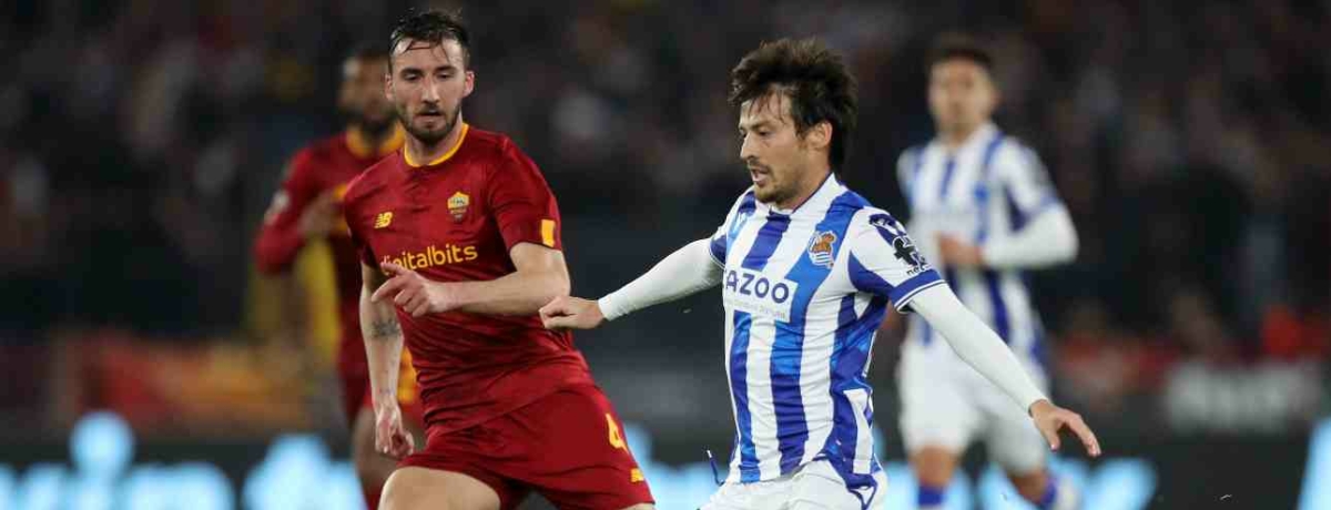 Roma e Real Sociedad in azione