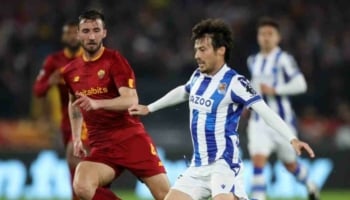 Roma e Real Sociedad in azione