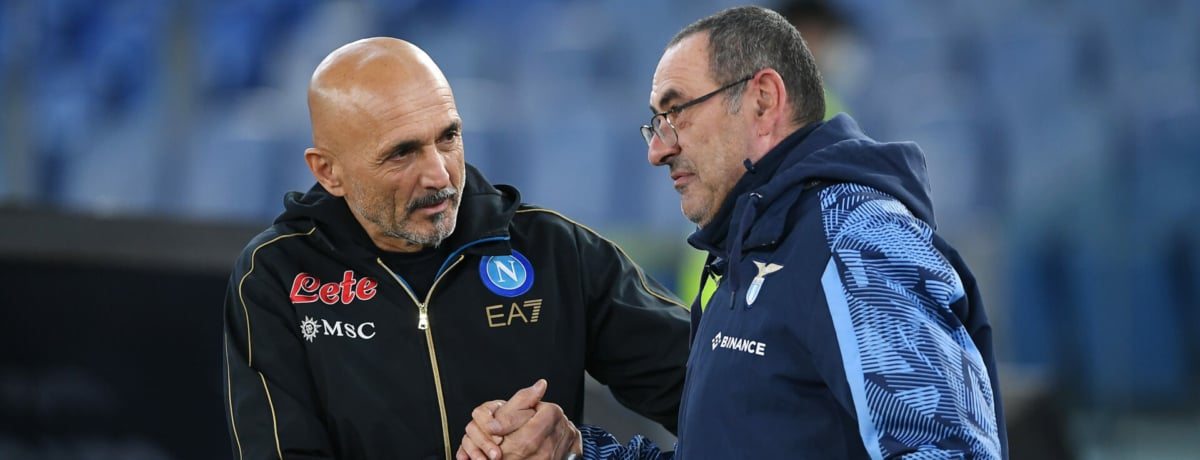 gli allenatori di Napoli e Lazio