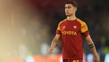 attaccante giallorosso in campo