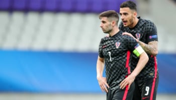 giocatori croati in campo