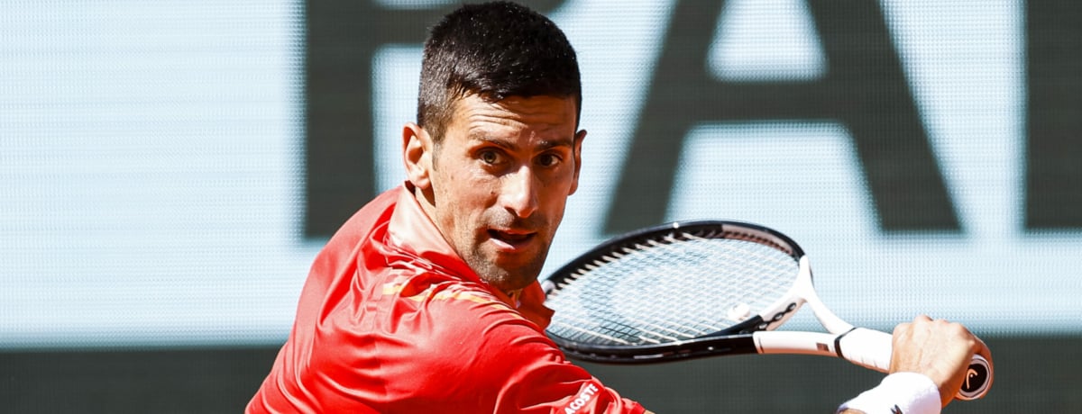 tennista in azione