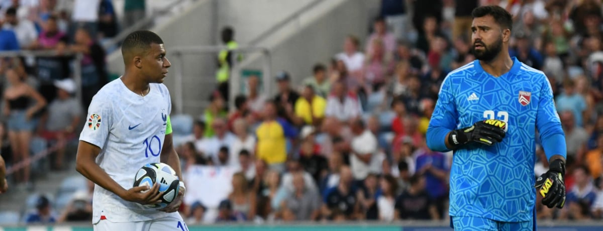 giocatore della francia in campo