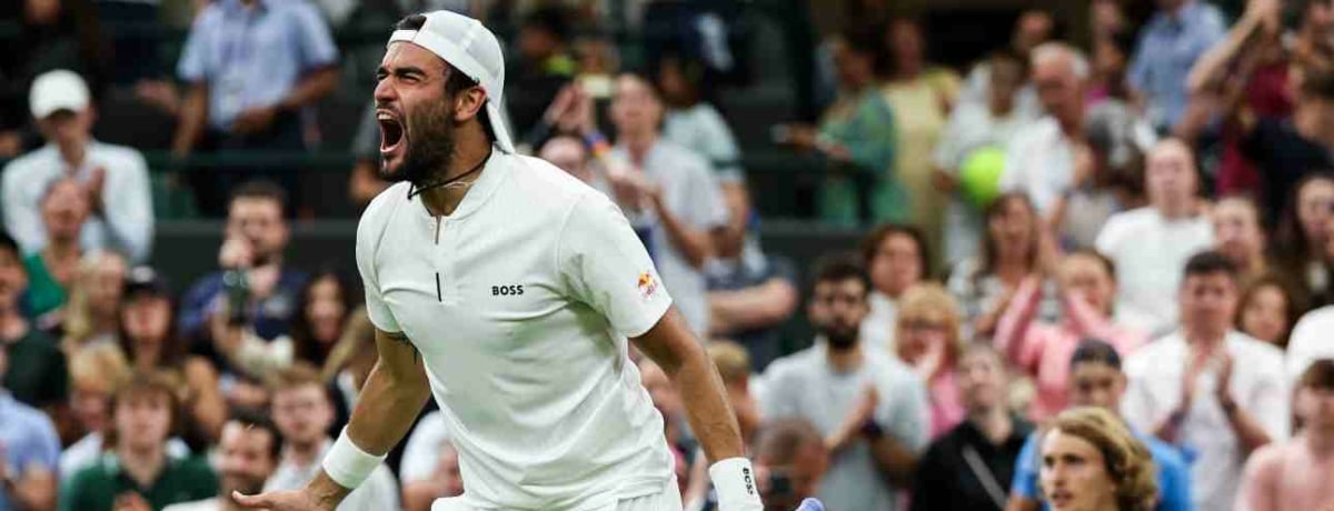 Pronostici tennis oggi: Wimbledon, Berrettini contro Alcaraz