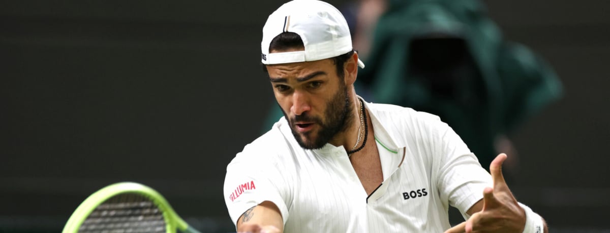giocatore azzurro a wimbledon