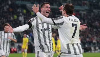 attaccanti bianconeri in campo