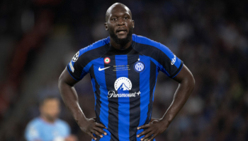 attaccante nerazzurro in campo