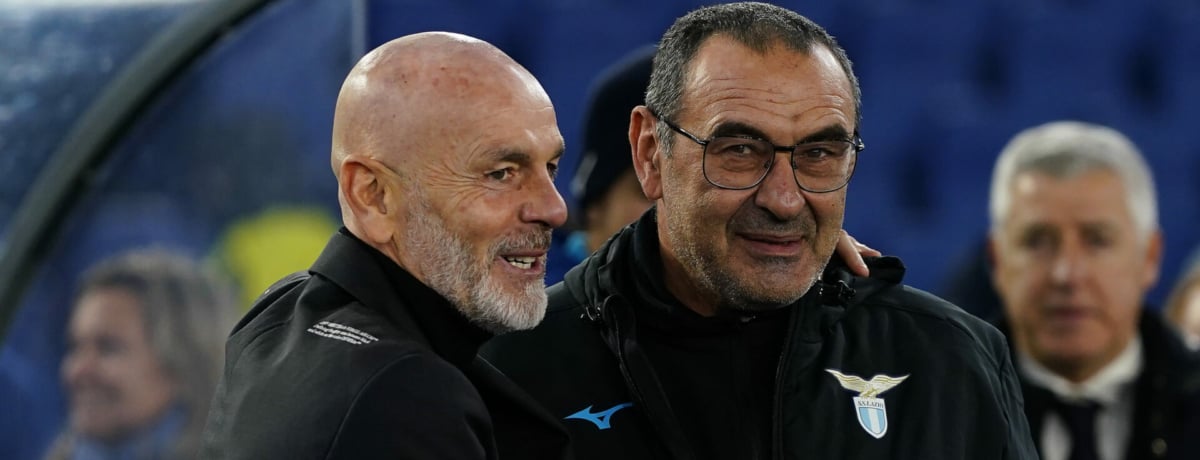 gli allenatori di Milan e Lazio