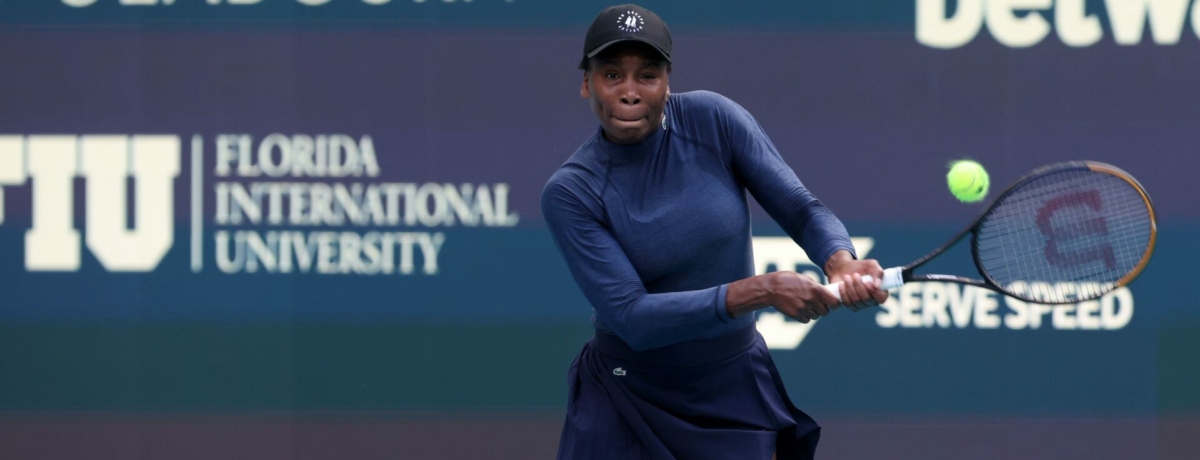Pronostici tennis oggi: Venus Williams sfavorita contro Shnaider nel WTA di Miami