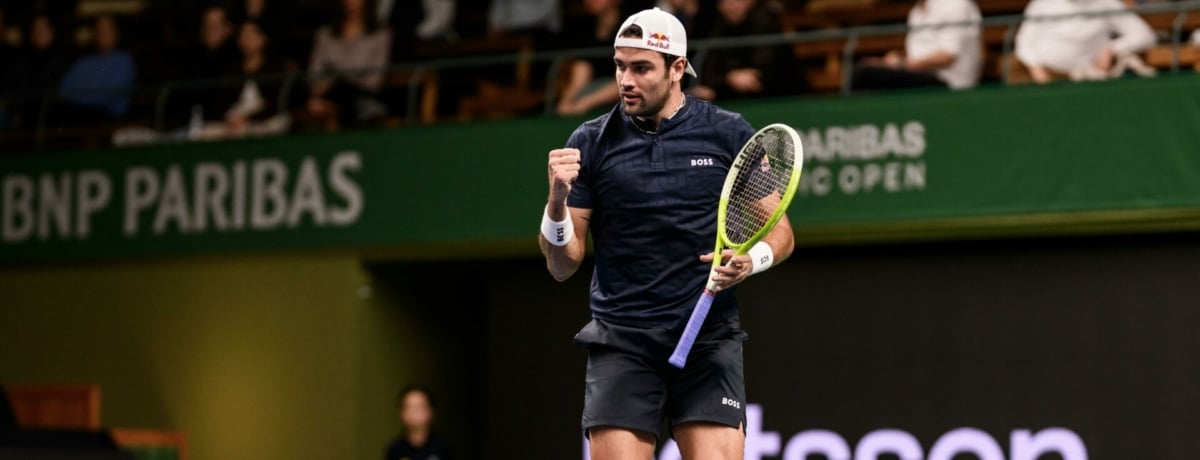 Pronostici tennis oggi: a Stoccolma Berrettini favorito contro Stricker