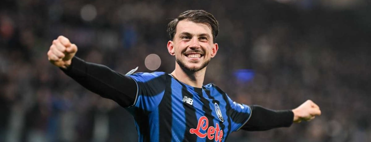 giocatore dell'atalanta in campo