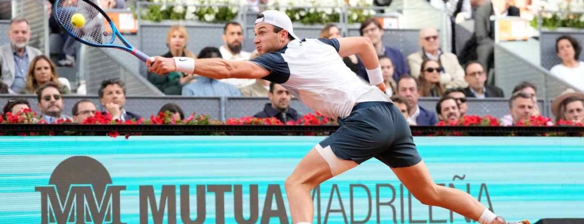Pronostici tennis oggi: Atp Madrid, debutto per Berrettini