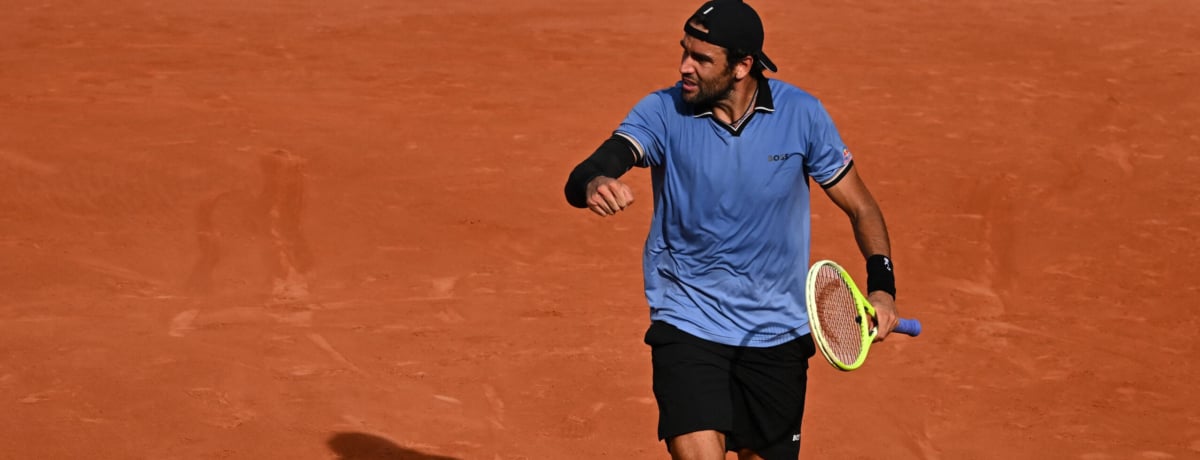 Pronostico Rinderknech-Berrettini: azzurro di poco avanti
