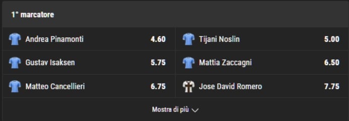 schermata scommesse bwin